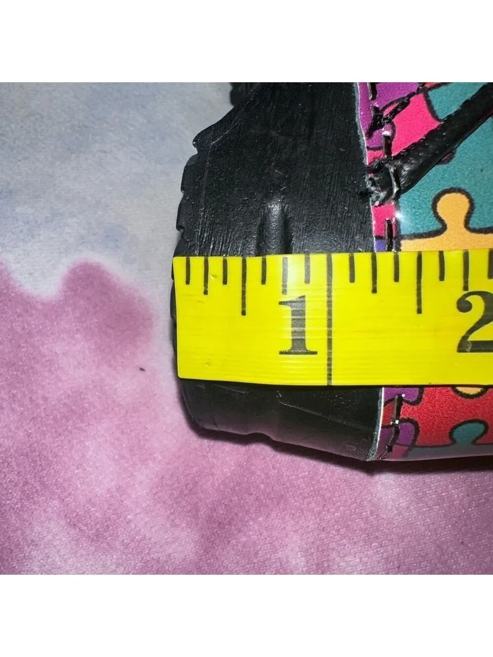EUC Little Girl 7 1/2-8 Sanita Autism Spectrum Pattern Clogs